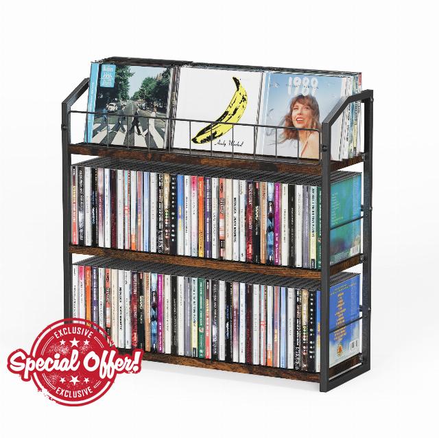 3-Tier CD Holder