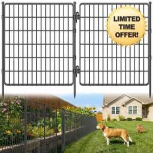 [3-PLY] No Dig Garden Fence Animal Barrier with Gate