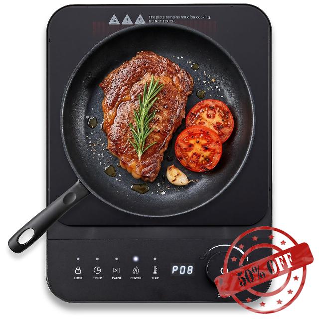 Elite Gourmet EIND57B SlimStore™ Induction Cooktop