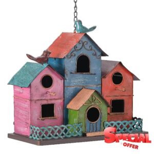 Metal Bird Houses for Outside Hanging