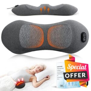 3-in-1 Electric Lumbar Support Pillow with Adjustable Height for Bed and Chair