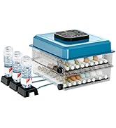 Incubators for Hatching 196 Eggs with Automatic Egg Turning,Temperature & Humidity Control- Autom...