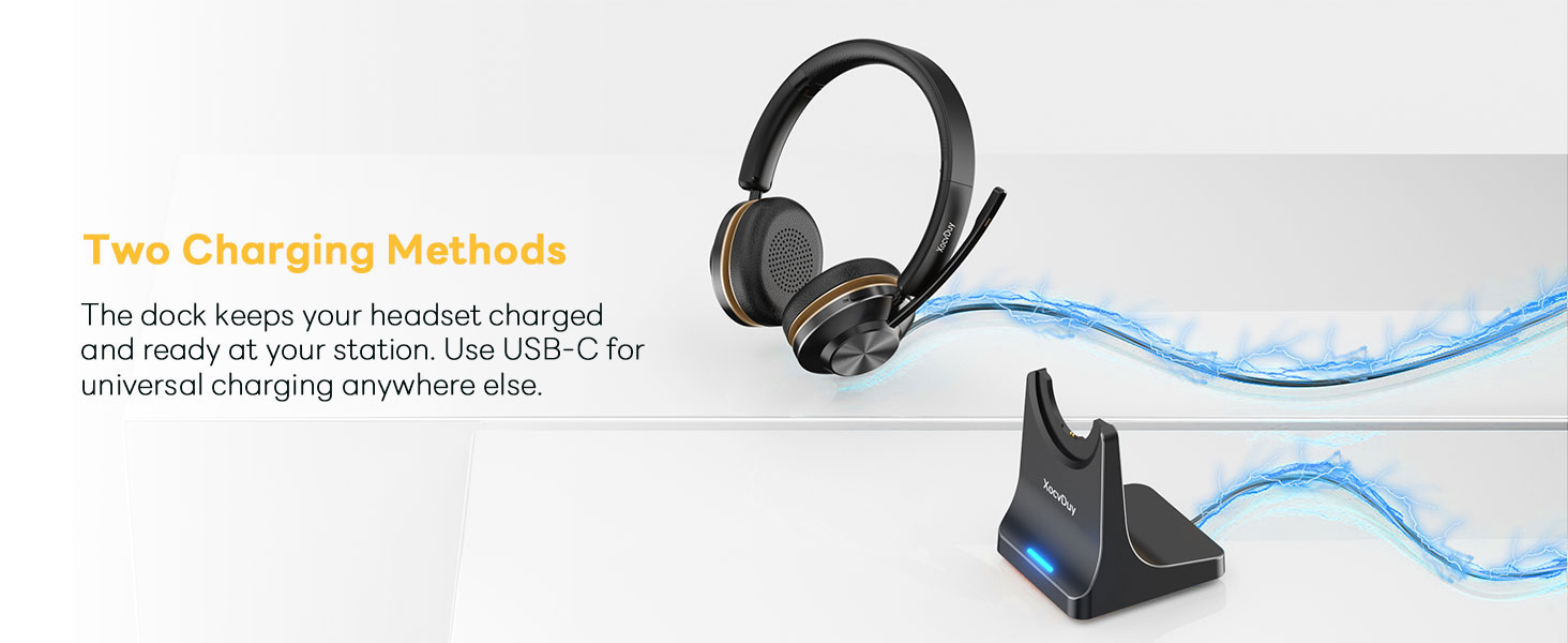 headsets with microphone for work