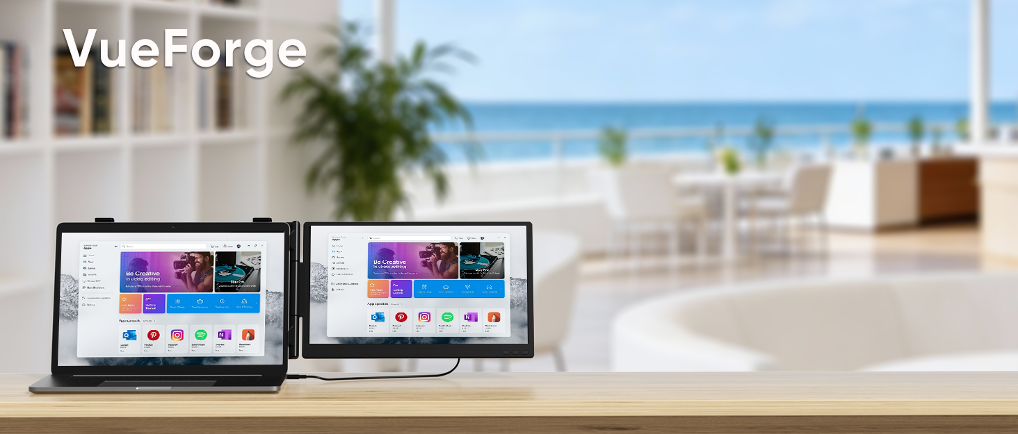 VueForge brand story: ultra-light laptop screen extender innovators