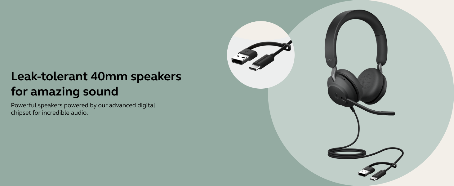 Noise-cancelling microphone headset Microsoft Teams headset USB-A headset USB-C headset