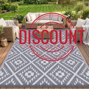 COOLTOP 9'x12’ Outdoor Rug for Patios Porches