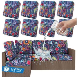 Smiry Waterproof Patio Cushion Covers