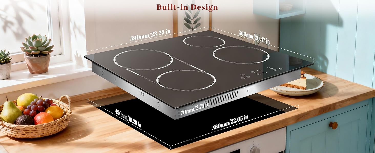 multi-functional ceramic cooktop