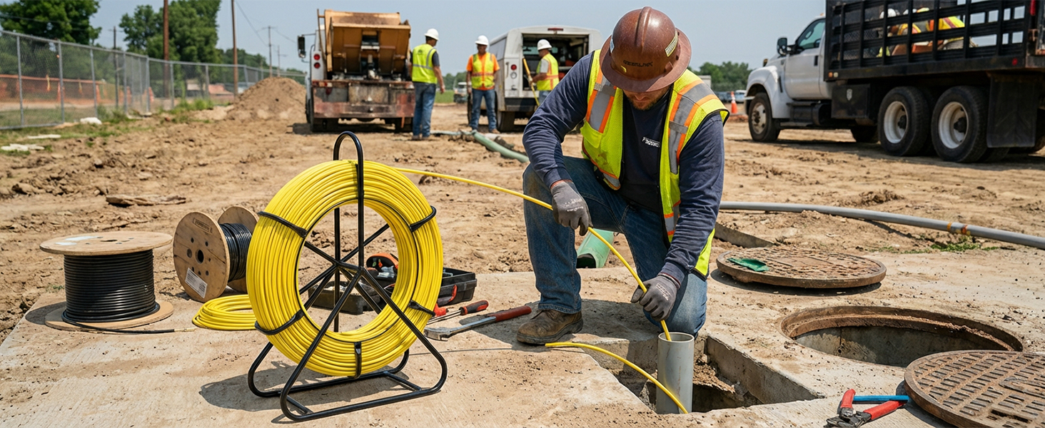 6mm 500ft duct rodder