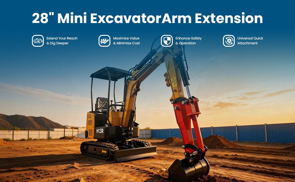 Mini Excavator Arm Extension