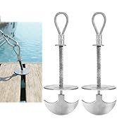 Chonway Large Hinged Trailer Door Slider Plate Floor Gap Cover Ramp Kit with Screws, Galvanized S...