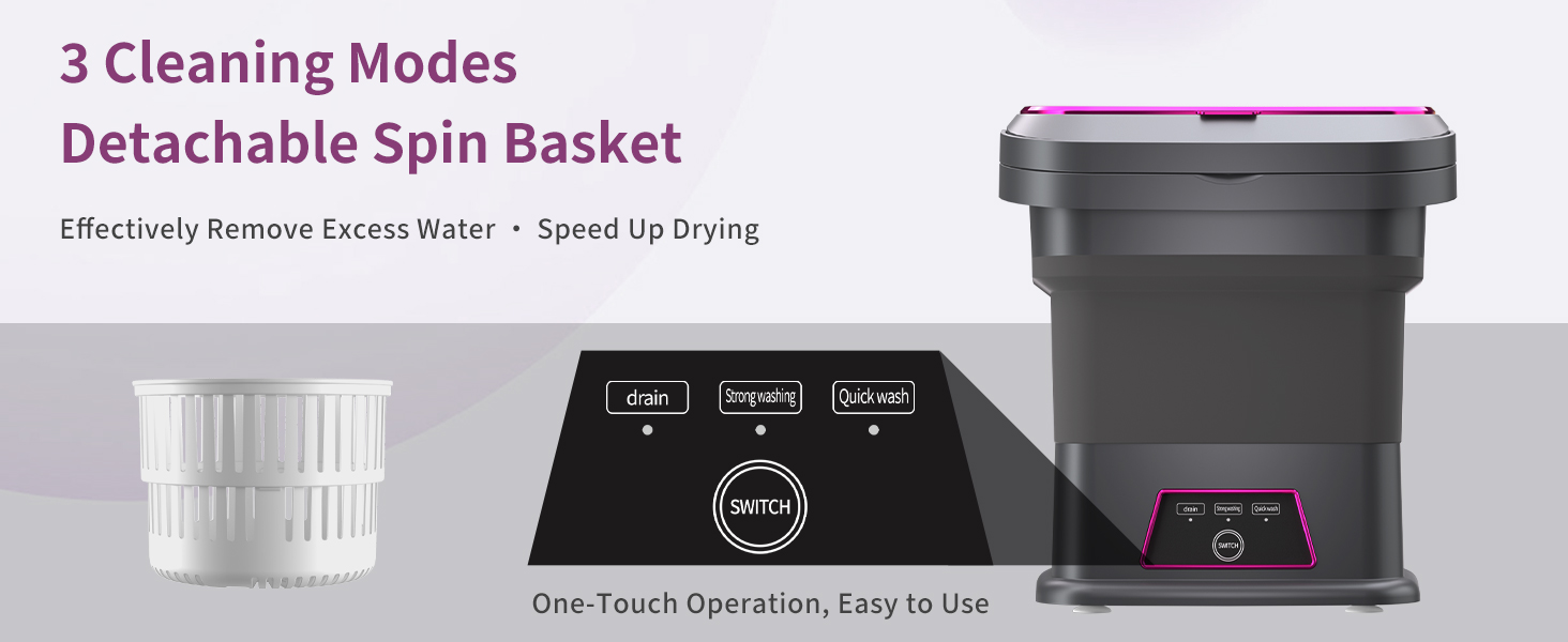 portable washing machine and dryer