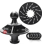 Fifth Wheel to Gooseneck Adapter with Reinforced Structure, Includes an Outer Tube, Fit for Trail...