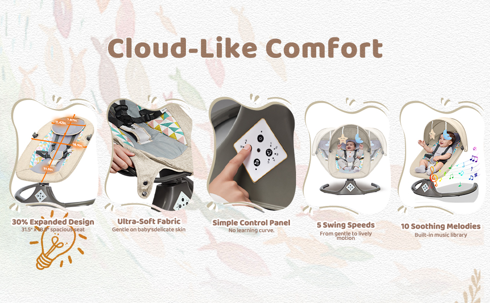 CPSC certification, 5-point safety harness, non-slip base, and BPA-free materials.