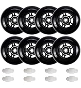 16 Pack 608-RS Ball Bearings Skateboard Bearings Double Rubber Sealed Shielded Miniature Deep Gro...