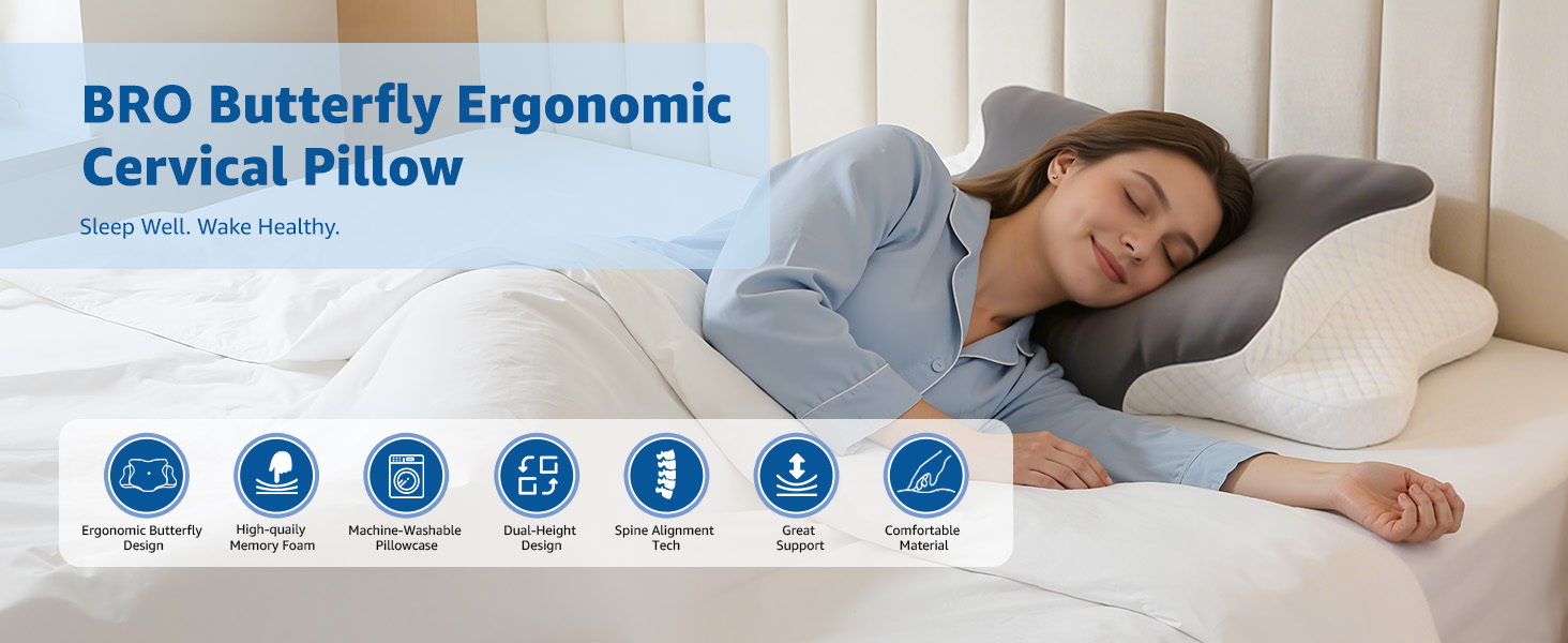 Cervical Pillow for Neck Pain Relief