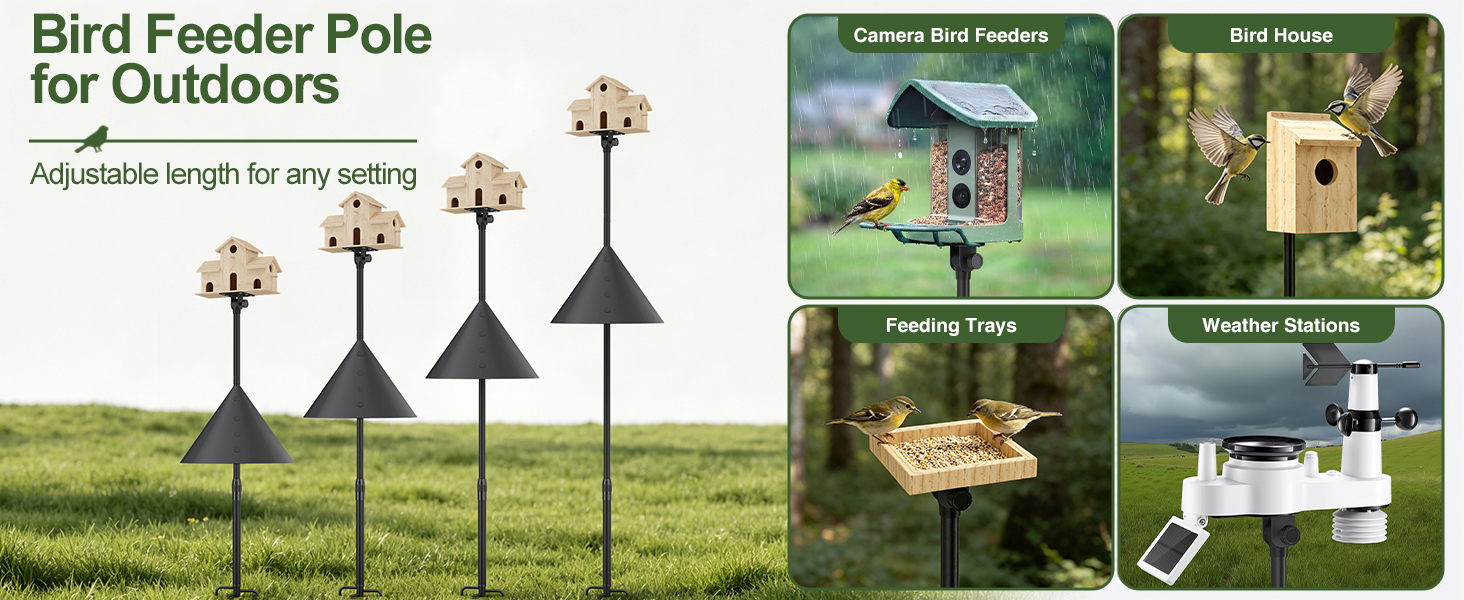 birdhouse poles for outdoors