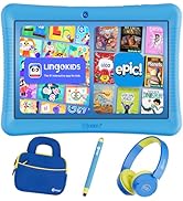 Contixo A7 Kids Tablet with 14 Apps, Lingokids & Epic, 7" HD Screen, Android 15, Parental Control...