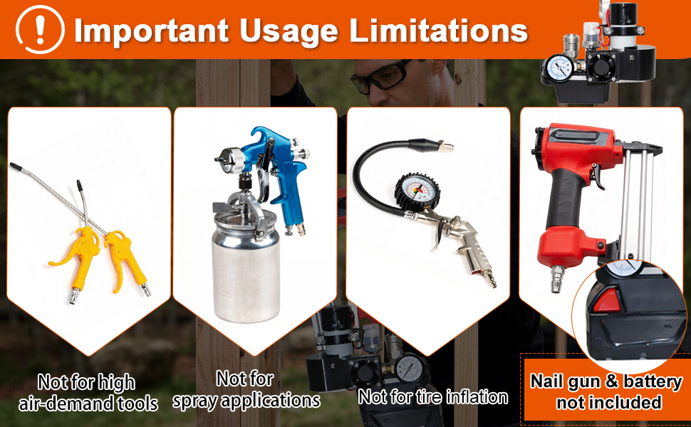 Air Compressor for Pneumatic Nall Guns
