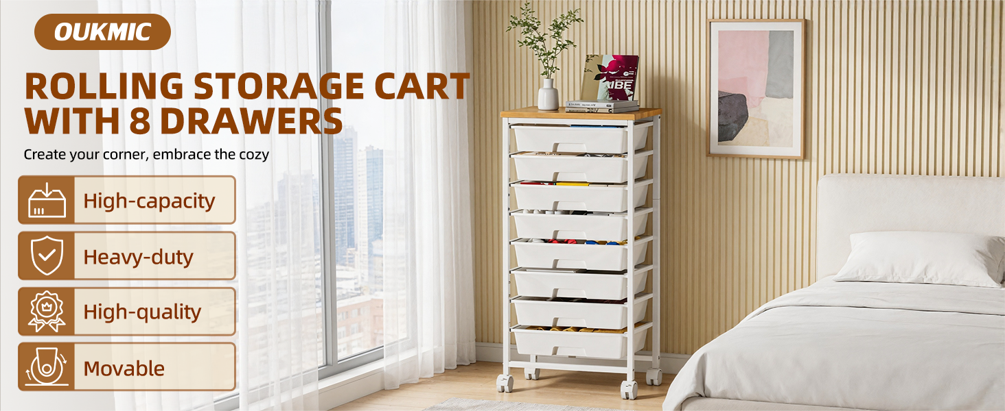rolling storage cart