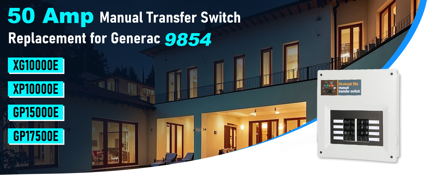 50 Amp Manual Transfer Switch