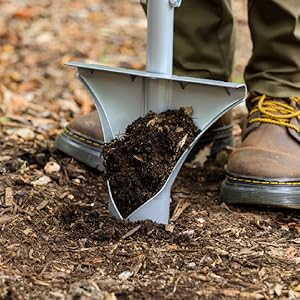 Bulb Planter in Use