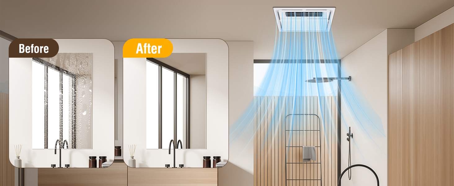 Bathroom Exhaust Fan with Heater
