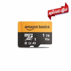 Amazon Basics 1TB microSDXC Card with Adapter for Smartphones