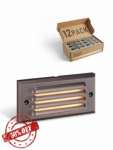 LEONLITE 12-Pack 5CCT Low Voltage LED Step Lights