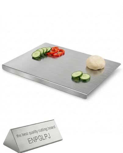 304 Food Grade Metal Large Chopping Mats for Kitchen Countertop