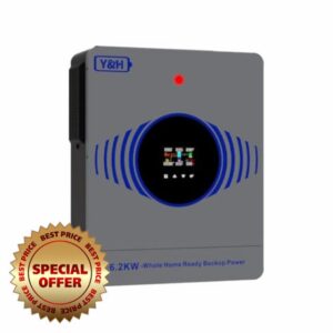 Y&H 6.2KW Hybrid Solar Inverter DC48V to AC220V