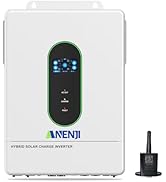 Hybrid Solar Inverter 3000W, 24Vdc to110Vac Off-Grid Inverter,100A MPPT Controller,Support Batter...