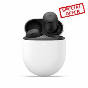Google Pixel Buds Pro - Noise Canceling Earbuds - Up to 31 Hour Battery Life with Charging Case - Bluetooth Headphones - Compatible with Android - Charcoal