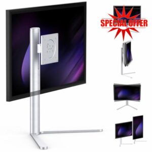 Aluminum Monitor Stand with Spring-Adjustable Height