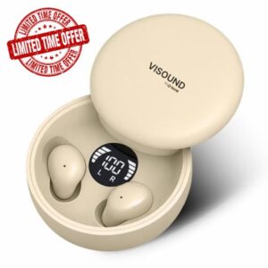 VionB Air Invisible Earbuds Wireless Bluetooth 5.4 for Small Ears