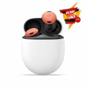 Google Pixel Buds Pro - Noise Canceling Earbuds - Up to 31 Hour Battery Life with Charging Case - Bluetooth Headphones - Compatible with Android - Coral