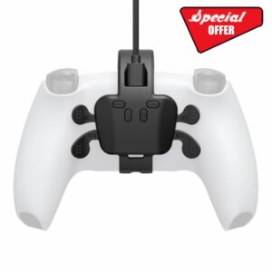 Akalyptra Back Paddles Attachment for PS-5 Controller with Microphone Function