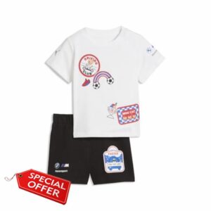 PUMA Unisex-Child BMW M Motorsport T-Shirt & Shorts Set