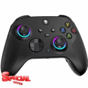 YUYIU 2.4GHz Controller with 7 Colors RGB Light for Xbox Controller