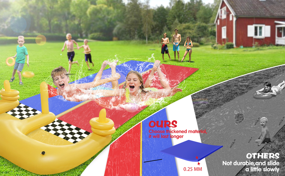 water slide