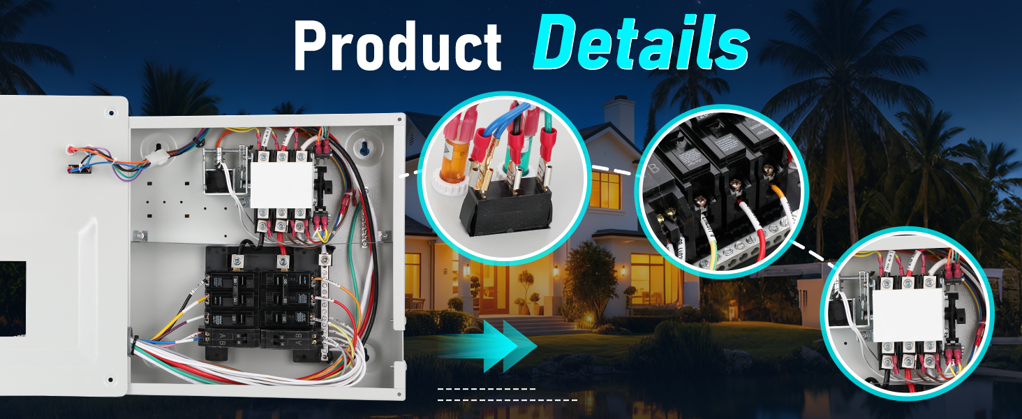 50 Amp Manual Transfer Switch
