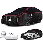 Tozaroa Hail Protector Car Cover for Sedan(Length:186"-203"),Waterproof All-Weather Outdoor Anti ...