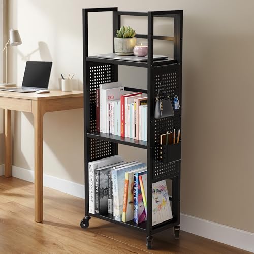 Storage Organizer with Side Hooks & Bins for Classroom