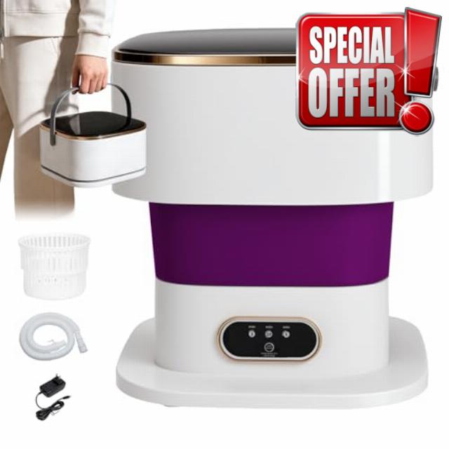 Portable Washing Machine Mini Washer for Apartments - Compact