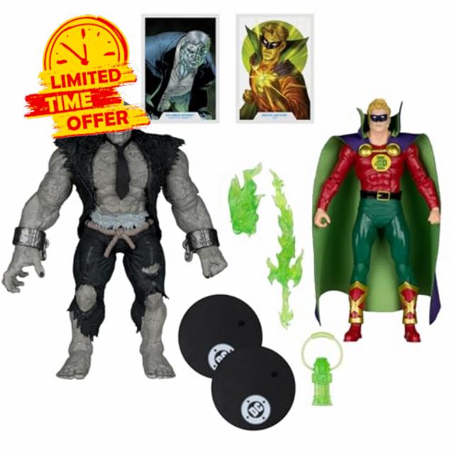 McFarlane Toys- DC Multiverse Solomon Grundy vs Green Lantern (JSA) 7in Figure and Mega Figure 2 Pack