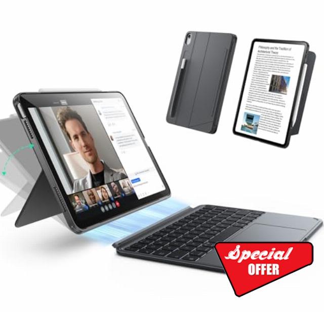 ESR for iPad 11" (A16) 2025/10th Gen Case with Keyboard