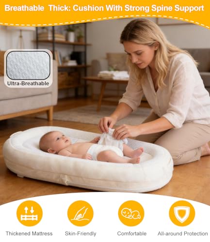 Cozy Hug-Like Surround for Play & Feeding