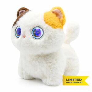 Contixo AI Pixie-Paw Smart Interactive Plush Cat – Voice-Responsive