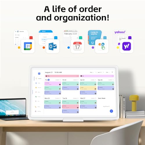 Touch Screen Electronic Calendar & Planner Wall Mountable