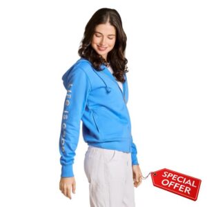 Life is Good. Women's Crafty Wordmark Good Vibes Zip Hoodie